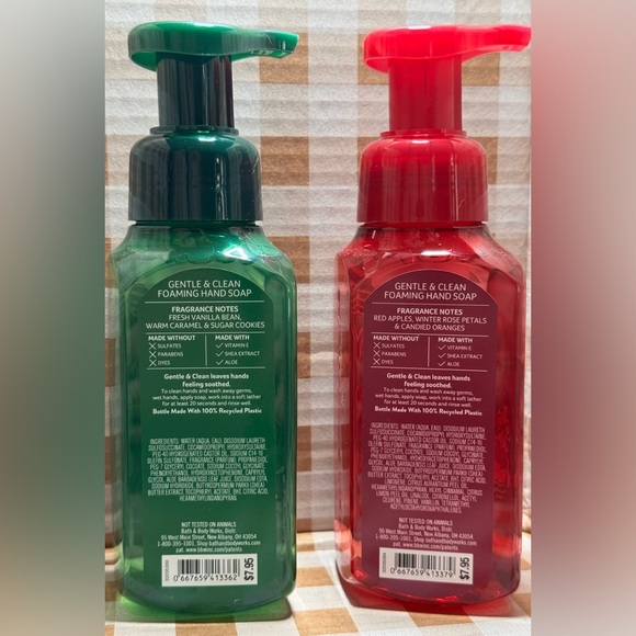 NEW B&BW Winter Candy Apple and Vanilla Bean Noel Foaming hand soaps - Picture 5 of 5